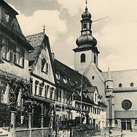 St. Jakobus Rüdesheim am Rhein vor dem Bombenangriff 1944