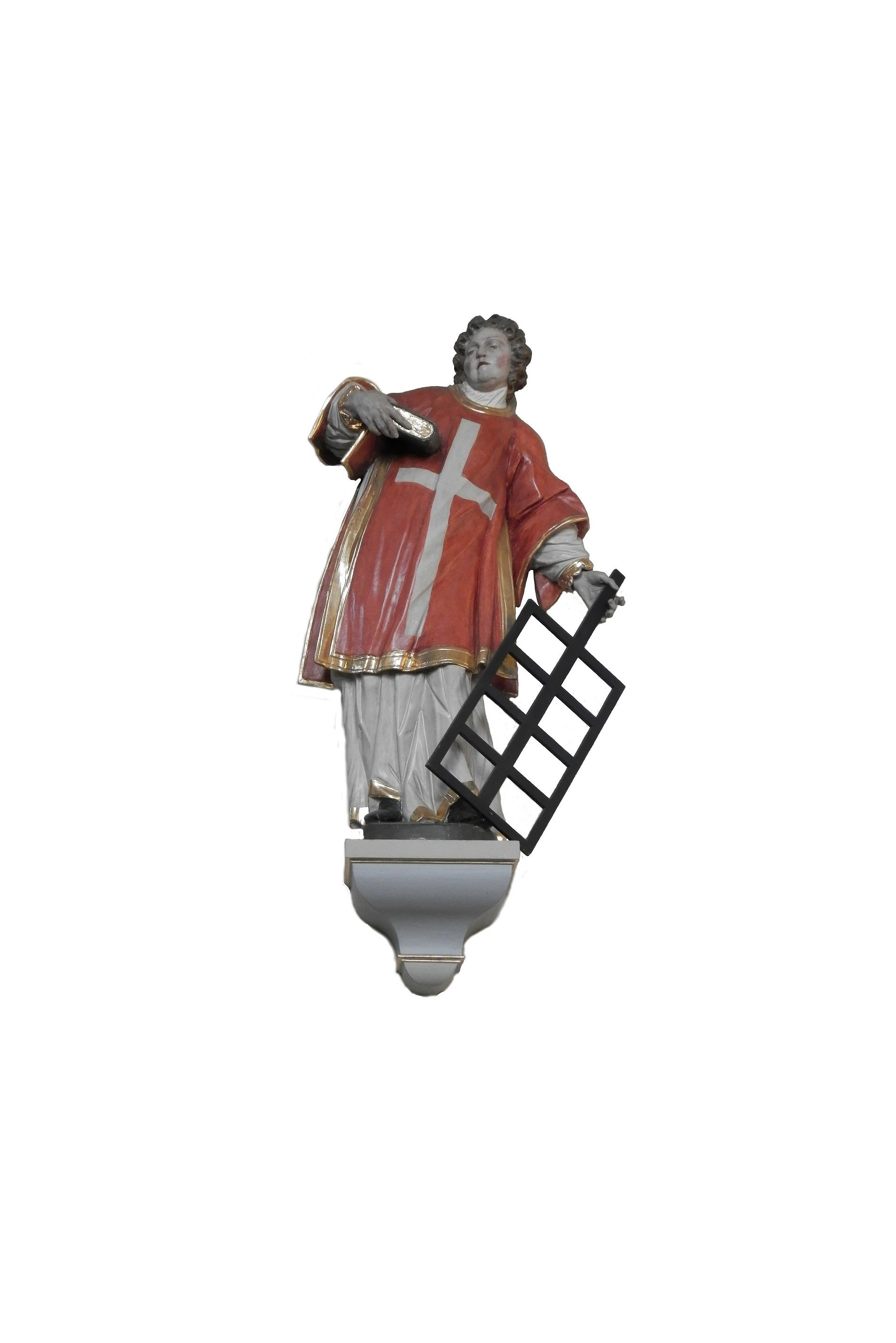Laurentiusskulptur in der Kirche