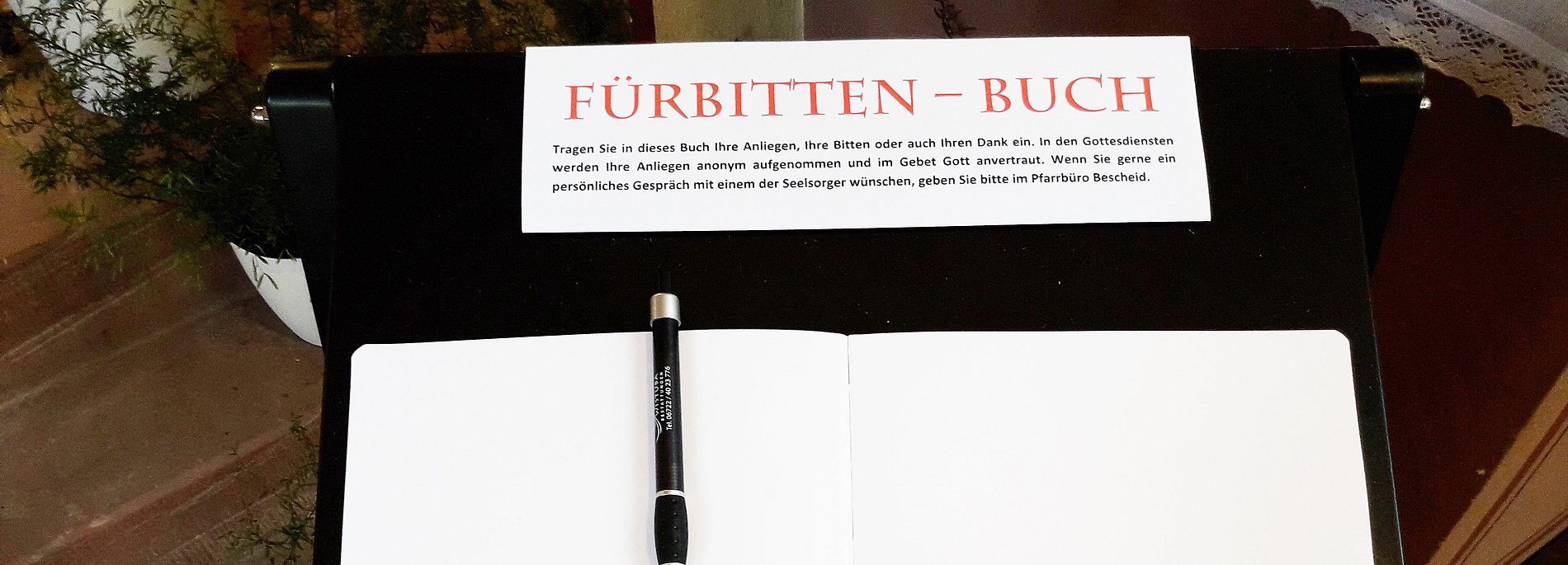 Fürbitten-Buch Presberg