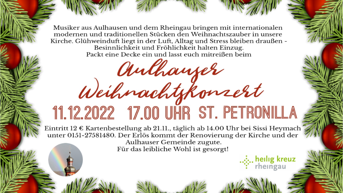 Klang und Zauber der Weihnachtszeit  in Aulhausen