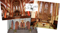Kirchenansichten - Drohne bietet Einblick