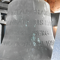 Inschrift der Laurentiusglocke Presberg