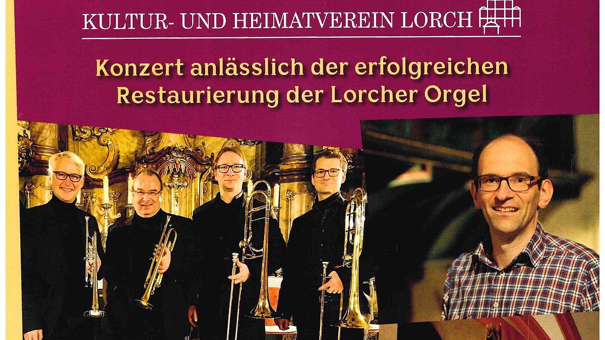 Konzert anlässlich der erfolgreichen Restaurierung der Lorcher Orgel