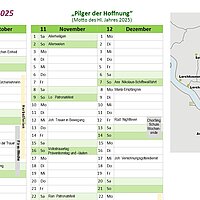 Kalender 2024+2025 und viele wissenswerte Informationen der Pfarrei